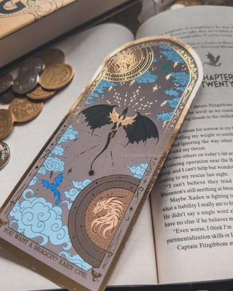 Dragon Bookmark, Mother's Day Projects, Diy Wings, Creative Bookmarks, New Dragon, Fourth Wing, Vintage Book Covers, Dragon Rider, Book Jokes