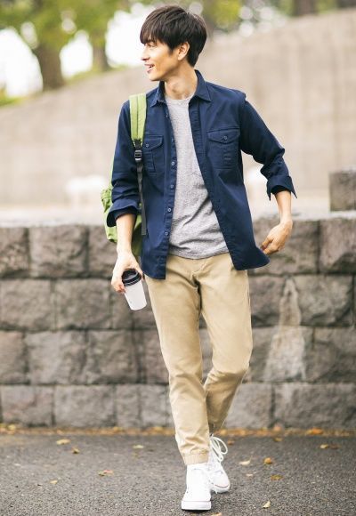 Japan Summer Outfit, Japan Men Fashion, Uniqlo Lookbook, Uniqlo Outfit, Uniqlo Style, Asian Men Fashion, Japan Outfit, Mens Casual Outfits Summer, Mens Casual Dress Outfits