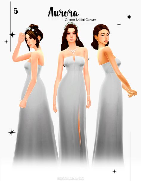 Sims 4 Wedding Dress, Sims Hair, Bride Gowns, Sims 4 Cc Finds, Sims 4 Clothing, Sims Mods, Sims 4 Custom Content, Maxis Match, Sims 4 Mods