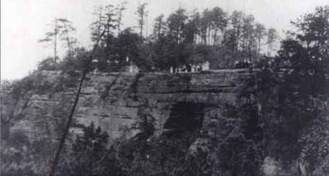 Kuehn's Mill, built in 1874 by Captain James Findlay .  It stood at the intersection of Devil's Backbone and Muddy Creek. The structure operated as a Grist Mill and ran on steam power. It also operated is a poultry farm but it was left abandoned and it burned in the 1980s.  Devil's Backbone got its name from its many twists and a jagged turns and Hills. The third photo shows one of the many dangerous cliffs near Devil's Backbone and Muddy Creek roads. Devils Backbone, Gothic Stories, Grist Mill, Poultry Farm, Southern Gothic, The 1980s, Cincinnati, Steam, Built In