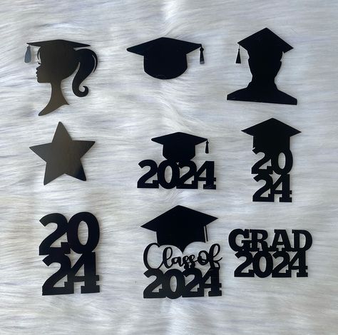 Graduation 🧑‍🎓 Toppers Cupcake Toppers Black Gloss Graduation Topper, Black Cupcake, Modern Birthday Cakes, Black Cupcakes, Graduation Cake Topper, Graduation Cake Toppers, Modern Birthday, Graduation Cake, 2024 Graduation