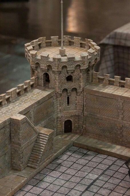 Castle Backyard, Castle Diorama, Model Castle, Castle Layout, Toy Castle, Castle Project, Cardboard Castle, Medieval Tower, Minecraft Castle