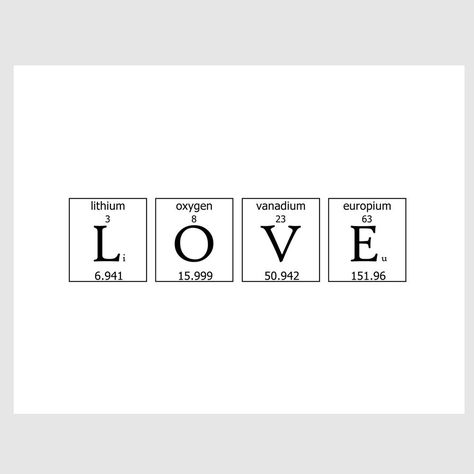 Element of love. Periodic Table Words Love, Periodic Table Quotes, Table Quotes, Chemistry Love, Periodic Table Art, Periodic Table Words, Chemistry Quotes, Nirvana Songs, Math Quotes