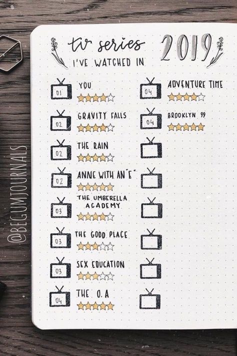 20+ Best TV Show & Netflix Tracker Ideas For 2019 - Crazy Laura Tv Show Tracker, Show Tracker, Crazy Laura, Tracker Ideas, Bullet Planner, Best Tv, Bullet Journal, Tv