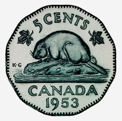 Canada, Five Cents, 1953 Canadian Currency, Canadian Money, Canadian Coins, Canada Eh, Foreign Coins, Money Collection, Old Coins Worth Money, Rare Coins Worth Money, Rare Stamps