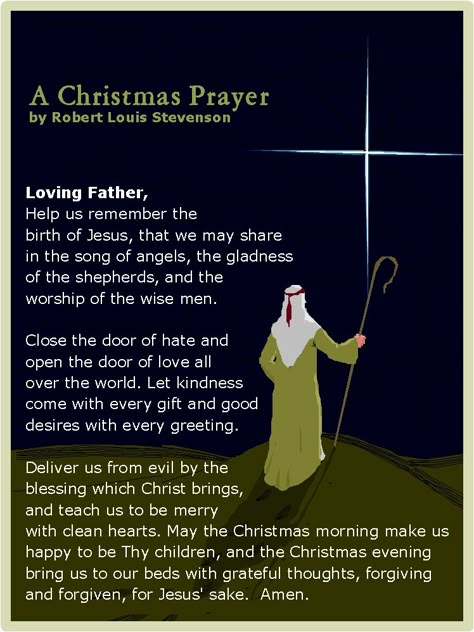 A Christmas Prayer by Robert Louis Stevenson Christian Images Pictures, A Christmas Prayer, Christmas Prayers, Advent Prayers, Christmas Poem, Christmas Verses, Christmas Scripture, Christmas Christian, Christmas Prayer