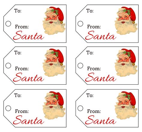 Christmas Gift Tags From Santa, Gift Tags From Santa, From Santa Gift Tags Printable Free, Santa Tags Printable Free, Santa Tags, From Santa Gift Tags, Free Printable Santa Gift Tags, Santa Christmas Tags, Santa Gift Tags Printable