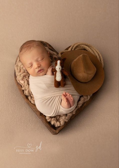 Heart bowl prop western newborn photo Newborn Football Photography, Mexican Newborn Photoshoot, Newborn Cowboy Photography, Newborn Farm Pictures, Newborn Photography Western, Country Newborn Pictures, Western Baby Photo Shoot, Newborn Western Photography, Cowboy Newborn Pictures