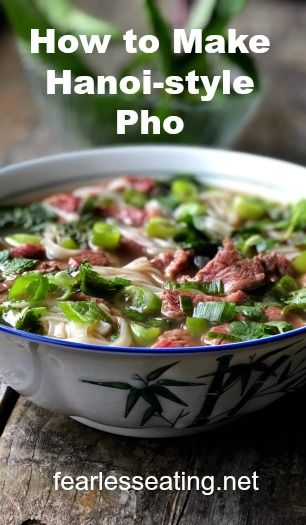 Hanoi pho vs. Saigon pho. There's a big difference! In this post you'll learn all about Hanoi pho, how to make it, and why it's my favorite type of pho. Vietnamese Noodle Recipes, Hot Beef, How To Make Pho, Homemade Broth, Asian Soup Recipes, Vietnamese Beef, Pho Recipe, Vietnamese Noodles, Vietnamese Pho