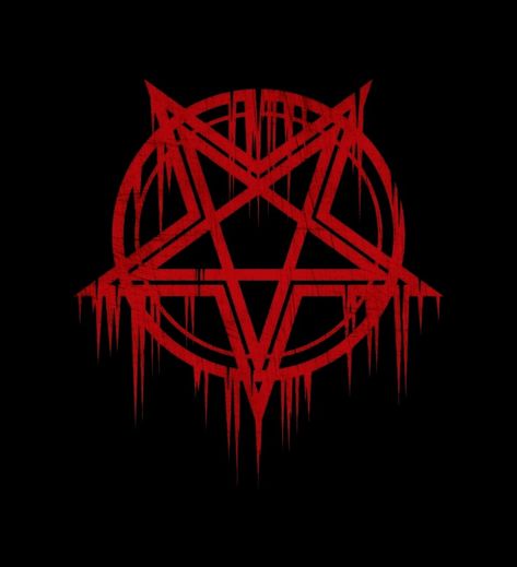 Theistic Satanism, Pentagram Tattoo, Adventure Time Tattoo, Happy Halloween Pictures, Creepy Core, Sigil Tattoo, Evil Empire, Rock Band Posters, Horror Pictures