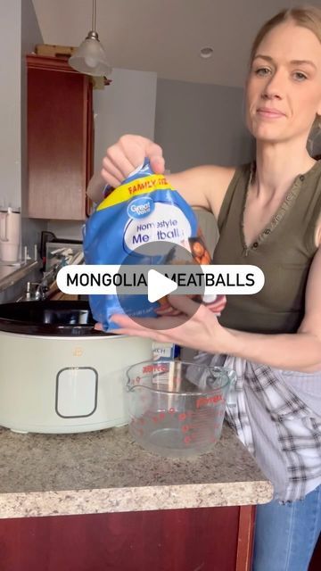 Meatball Recipes Appetizer Crock Pot, Mongolian Meatballs Recipe Crockpot, Family Crock Pot Recipes, Ina Garden Meatball Recipe, Homestyle Meatballs Dinners, Mongolian Beef Meatballs Recipe, Work Crockpot Potluck Ideas, Mongolian Meatballs Recipe, Homestyle Meatballs Recipe