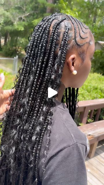 COMEGETSLAYED on Instagram: "Nothing Like Fulani Braids😍😍" Fulani Braids To The Side, Side Fulani Braids, Fulani Side Part Braids, Fulani Braids Side Part, Boho Fulani Braids, Side Braid Hairstyles, Fulani Braids, Side Braid, Boho Braids