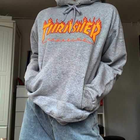 just started a new ig selling clothes!! based in south korea 🤍 Thrasher Hoodie, Let Me Know, Let Me, Closet