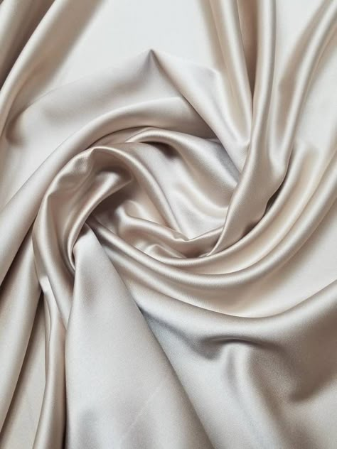 "Beige champagne color fine satin fabric. Usable for apparel,accessories and interior designing. Beautifully made to use for costumes, decorations, weddings and much more. Width : 60\" inches Color : Khaki / Beige /champagne Content : Polyester Thank you for your coming! Please read policy before placing an order. Please contact us via ETSY Conversations for more details. Fabrics are sold by the yard. We will continue length of multiple yards . It will come in one piece of the multiple yards you Bridal Color Schemes, Beige Fashion Aesthetic, Champagne Color Scheme, 15 Decorations, Wardrobe Colors, Champagne Fabric, Beige Champagne, Champagne Colour, Prom Nail