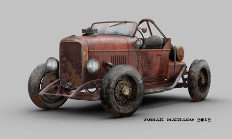 ArtStation - Country Rat Rod, Jomar Machado Jomar Machado, Diesel Punk, Rat Rods, Art Subject, My Works, Dieselpunk, Rat Rod, Car Design, Rats