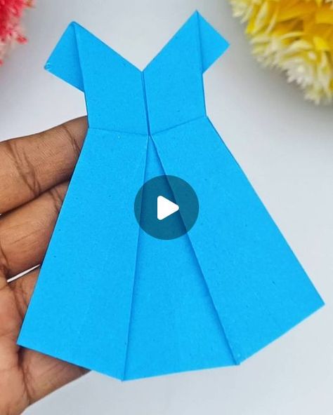 MD Rezaul Islam on Instagram: "How to Make Paper Dress Step by Step | Origami Dress Making | Easy Paper Crafts #crafts #papercrafts #origami #paperdress" Origami Dress, Crafts Origami, Dress For Kids, Kids Watch, Studio Diy, Paper Craft Tutorials, Paper Dress, Paper Toy, Paper Crafts Origami