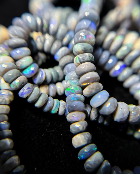 Here for your opal needs ✨ Lightning Ridge Opals, Australia Black Crystal Opal Natural Opal Beads #beadedjewelry #madewithlove #ooakjewelry #opalobsessed #opaljewelry Lightning Ridge Opal, Candy Necklaces, Gemstone Necklaces, Crystal Opal, Opal Beads, Lightning Ridge, Opal Crystal, Natural Opal, Opal Jewelry