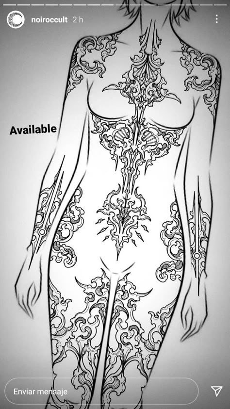 Blk Tattoo, Hip Tattoos Women Unique, Tattoos Women Unique, Women's Back Tattoos, Baroque Tattoo, Small Dragon Tattoos, Mystical Tattoos, Hip Tattoos, Torso Tattoos