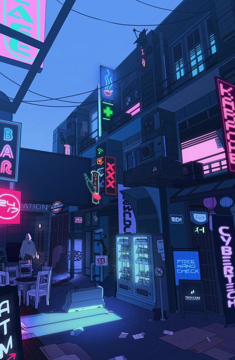 Neon Cyberpunk Aesthetic, Tipografi 3d, Vaporwave Wallpaper, Pixel Art Background, Anime City, Arte 8 Bits, Cyberpunk Aesthetic, Cyberpunk City, Vaporwave Aesthetic