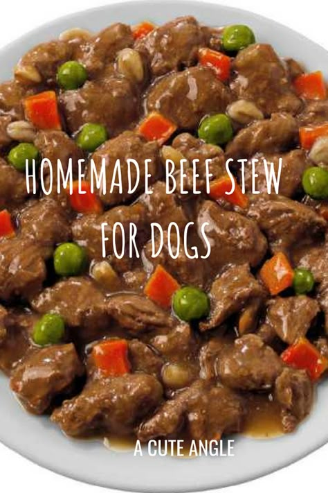 Beef Stew For Dogs, Stew For Dogs, Dog Food Recipes Crockpot, Foods Dogs Can Eat, Easy Dog Treat Recipes, Diy Dog Food, Make Dog Food, Homemade Beef Stew, Dog Biscuit Recipes