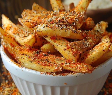 French Fry Seasoning Recipe, Fry Seasoning Recipe, Fry Seasoning, Cooking French Fries, French Fry Seasoning, Seasoned Fries, Flavored Salts, Seasoning Recipe, French Fry