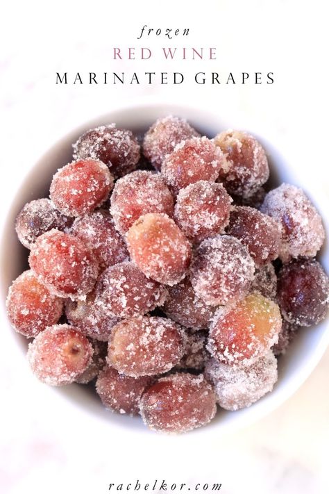 Sugared Grapes, Frozen Grapes, Grape Recipes, Red Wine Sauce, Boozy Desserts, Healthy Vegan Snacks, Wine Party, Wine Desserts, Jello Shots