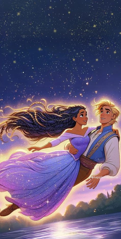 Disney Character Art, Star Boy, Disney Princess Fan Art, Images Disney, Disney Nerd, Cute Disney Pictures, Disney Artwork, Disney Couples, Pinturas Disney