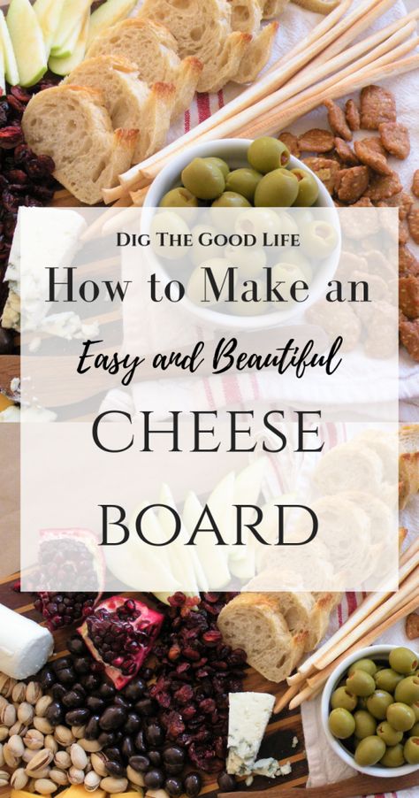 Diy Cheese Board, Appetizers Board, Make A Cheese Board, Cheese Board Diy, Cheese Board Easy, Horderves Appetizers, Cheese And Cracker Tray, Appetizers Cheese, Fruit Board