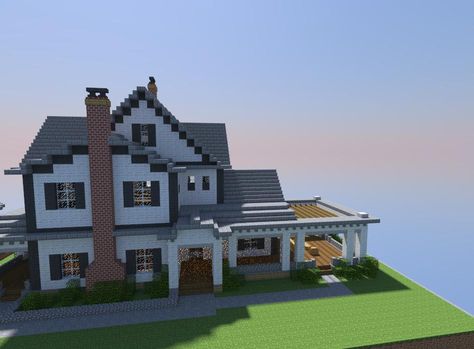 Another Small house, WIP Minecraft Project Villa Minecraft, Minecraft Small House, Construction Minecraft, Modern Minecraft Houses, Minecraft City Buildings, Minecraft Mansion, Minecraft House Plans, Minecraft Modern, Easy Minecraft Houses