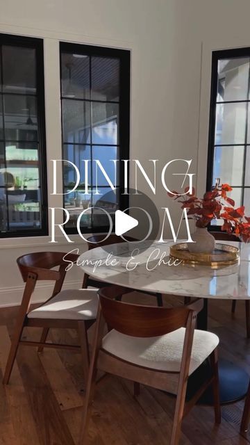 A E S T H E T I C A L L Y 💡✨ on Instagram: "Stylish Dining rooms✨🫶

[Check out highlights for some of our favorite dining sets/tables!]

A few key tips👌:

✨Creating a stylish dining room involves blending elegance with comfort to foster an inviting atmosphere for meals and gatherings.

✨Start with a statement dining table as the focal point, choosing a design that balances form and function. Complement it with comfortable, high-quality chairs that reflect your aesthetic.

✨Layer in ambient lighting with a striking chandelier or pendant lights to set the mood. Incorporate a rich, neutral color palette accented with bold artwork or decorative pieces to add personality.

✨Finally, accessorize with luxurious textiles like a plush rug and refined table linens to complete the look, ensuring y Dining Table Artwork, Downtown House, Dining Room Simple, Stylish Dining Room, Neutral Color Palette, Bold Artwork, Plush Rug, Dining Sets, Add Personality