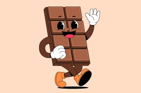 Chocolate bar walking cartoon vector, Illustrations ft. chocolate & choco - Envato Lightning Cartoon, Walking Cartoon, Rocket Cartoon, Camera Cartoon, Chocolate Day, Retro Camera, 3d Icons, Icon Collection, Vector Illustrations