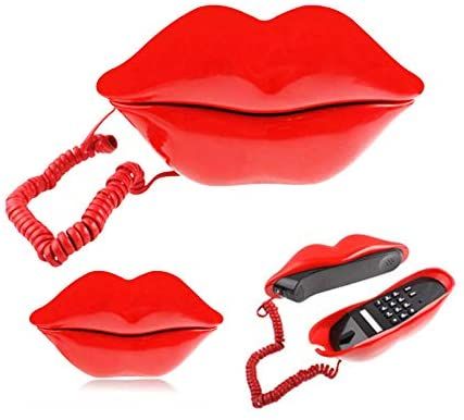 Lip Phone, Corded Telephone, Lips Shape, Telephone Cables, Silly Gifts, Phone Gift, Phone Cords, Lip Shapes, Spirit Shirts