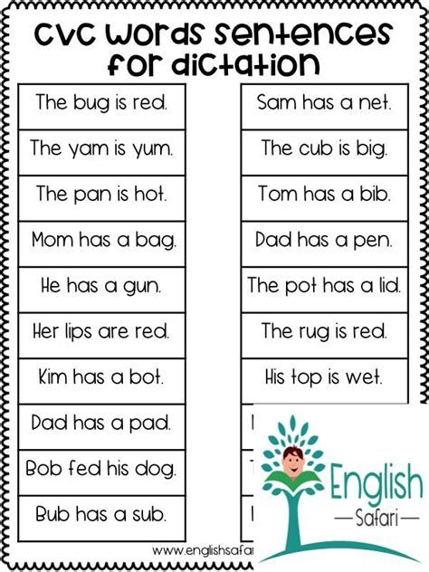 Very First Sight Word Sentences ~ Guided Reading Levels A Cvc Sentences Worksheets, Cvc Words For Kindergarten, Cvc Sentences, Sentences Kindergarten, Phonics Reading Passages, Phonics Cvc, Cvc Worksheets, Cvc Words Worksheets, Cvc Words Kindergarten