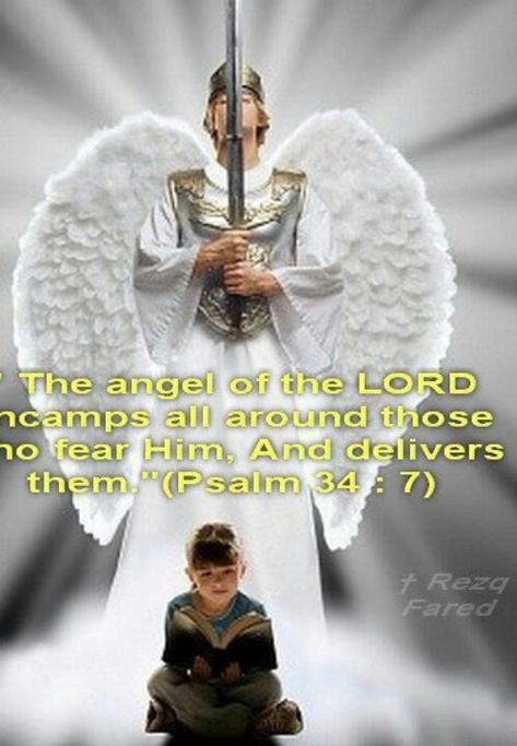 Psalm 34:7 ~ the angel of the LORD encamps all around those who fear Him... Psalm 34 7, The Angel Of The Lord, Angel Of The Lord, Psalm 34, Women Of Faith, Prayer Warrior, Spiritual Warfare, Gods Promises, The Angel