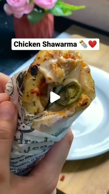 herbsandflavours.in on Instagram: "Chicken Shawarma 🌯❤️| Perfect & easy snack 😍  Get ready to embark on a flavor-packed adventure with Chicken Shawarma, where tender marinated chicken meets a symphony of aromatic spices. Prepare to be blown away! 😍  A taste sensation you won't be able to resist.😋  Anyone can cook ✨  Follow @herbsandflavours.in for more such delicious content ❤️  Recipe Credits @hadianoorz 👨‍🍳 Support Creators ✨  #herbsandflavoursin #shawarma #chicken #chickenshawarma #chickenrecipes #chickenlovers #shawarmalovers #foodporn #foodie #foodiesofinstagram #homemade #healthyfood #foodblogger #mumbaifoodie  #mumbai_ig #streetfood #streetfoodindia #indianfood #indiancusine #reelitfeelit #weekend #foodreels #trending #reelsinstagram #recipe #easyrecipe #explore #explorepage # Chicken Shawarma Video, Homemade Shawarma Recipe, Best Shawarma Recipe, Shawarma Recipe Chicken, Chicken Shawarma Sandwich, Homemade Shawarma, Shawarma Chicken, Anyone Can Cook, Chicken Shawarma Recipe