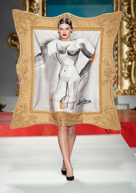 Moschino Brings Picasso's Masterpieces to Life at Milan Fashion Week - Galerie 3d Studio, Halloween 2024, 2020 Fashion, Jeremy Scott, Dinner Dress, Fashion Gallery, Fashion Industry, Milan Fashion, Fashion Sketches