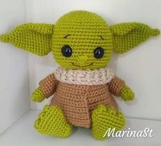 Crochet Doll Clothes Free Pattern, Star Wars Crochet, Amigurumi Doll Pattern, Crochet Dolls Free Patterns, Baby Knitwear, Plushie Patterns, Homemade Toys, Kawaii Crochet, Crochet Doll Clothes