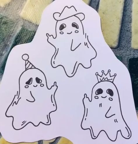 Credit to @catherine.chan on TikTok Matching Ghost Tattoos, Tattoos Ghost, Ghost Tattoos, Optical Illusion Tattoos, Illusion Tattoos, Matching Friend Tattoos, Tattoos Matching, Small Matching Tattoos, Tattoo Cute