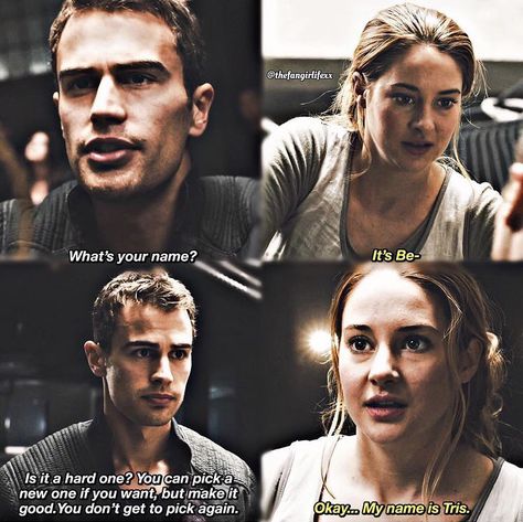 Tris And Four Fanfiction, Tris And Four Fan Art, Tris And Tobias, Divergent Hunger Games, Tris And Four, Divergent Fandom, First Meet, Divergent Series, Divergent