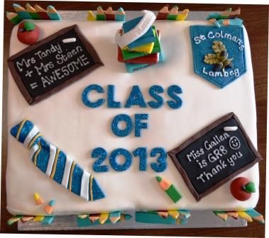 St Colmans Lambeg School Leavers Cake Ideas, School Farewell Cake Designs, End Of School Year Cake, End Of School Cake, Leavers Cake, Leaving Cake, Leavers Party, School Cakes, Assembly Ideas