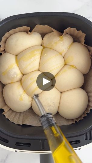 247K views · 2.5K reactions | Air Fryer No Knead Focaccia Bread | Air Fryer No Knead Focaccia Bread | By Food Dolls | Did you know you can make
focaccia using your air fryer? Welcome back to our air fryer
series where we show you genius ways to use your air fryer.
You're going to add your frozen dinner rolls to your air fryer,
let it rise, and then this is where the magic happens.
Drizzle it with some olive oil, add some tomatoes, seasoning,
and some feta cheese. And you can customize this with all of
your favorite toppings. And just pop it into your air
fryer. And yes, it really is that simple. Be sure to follow
us for more of our air fryer series. Yes. Air Fryer Focaccia Bread, Bread Air Fryer Recipes, Bread Airfryer, Airfryer Bread, Bread Air Fryer, No Knead Focaccia, Rhodes Recipes, Tomato Focaccia, Make Focaccia