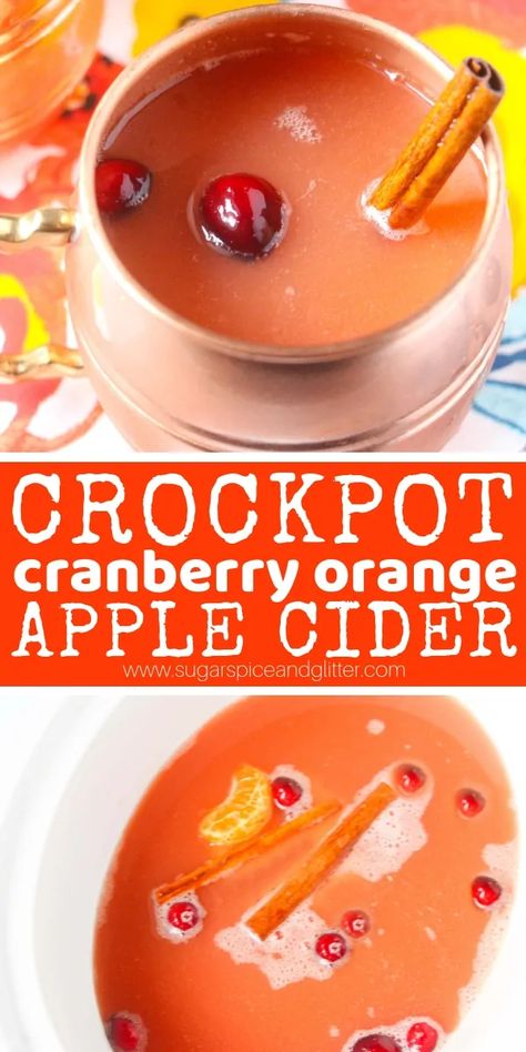 Crockpot Cider, Crockpot Apple Cider, Slow Cooker Drinks, Crockpot Drinks, Vitamin Drink, Crockpot Apple, Fruity Alcohol Drinks, Apple Cider Recipe, Spiced Drinks