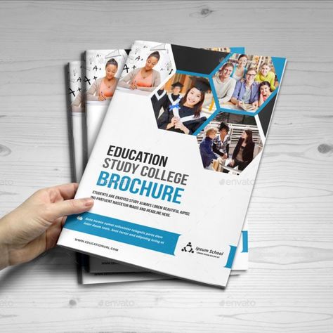 Brochure Design Education, School Booklet Design, College Newsletter Design, School Brochure Design Ideas, School Brochure Design Creative, College Prospectus Design, College Brochure Design, Education Brochure Design, School Brochure Design