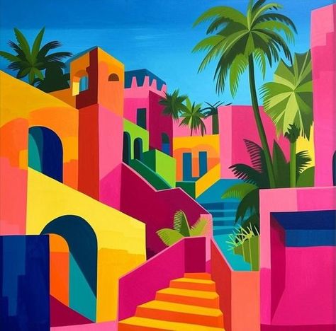 Heavenly Scenery, Posca Painting, Aladdin Art, Modern Art Canvas Painting, Berlin Art, Afrique Art, Figurative Artwork, Abstract Art Painting Diy, Puzzle Art