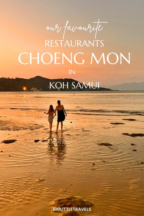 Best Restaurants In Choeng Mon Ko Samui, Koh Samui Thailand, Samui Thailand, Visit Thailand, Koh Samui, I Need To Know, Turquoise Water, Crystal Clear Water, White Sand