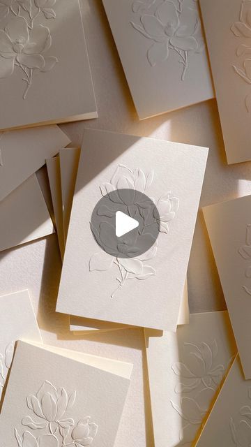 Embossed Wedding Invitations, June 19, Yes Please, Wedding Invitation Cards, Emboss, Invitation Cards, Card Ideas, Magnolia, Wedding Styles