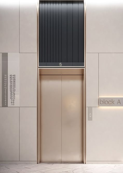 Elevator Door Frames | Elevator Interior Design — Elevator Interior Design Mall Lift Lobby, Lift Area Design, Lift Lobby Design Commercial, Lift Lobby Design Residential, Lift Wall Cladding Design, Lift Cladding, Lobby Design Residential, Building Entrance Lobby, Alp Arslan