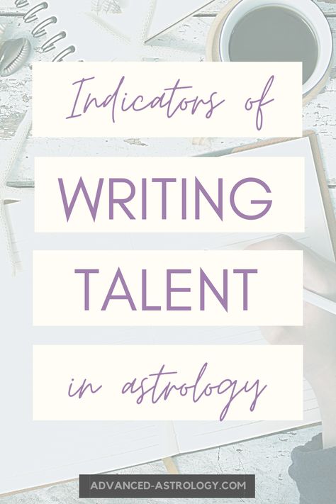 In this part of the Talents in Astrology series, you can learn what are the indicators of writing talent in the natal chart. There are some placements and aspects that are frequently present in the natal charts of writers. Looking for talents and strengths in the birth chart is perhaps the best part of reading... Birth Chart Astrology Reading, Astrology Writing, Astrology Knowledge, Astrology Aspects, Free Natal Chart, Dowsing Chart, Astrology 101, Career Astrology, Candle In The Dark