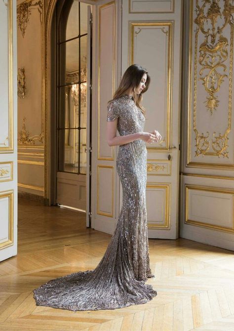 Interesting Clothing, Paolo Sebastian, Evening Style, Wedding Forward, Couture Gowns, Gorgeous Gowns, Marchesa, Maxi Dress With Sleeves, Elie Saab