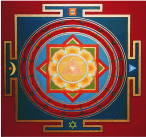 Shiva Shakti Yantra 1 | check out: www.meditations-bilder.de… | Flickr Shiva Shakti Painting, Shakti Painting, Vedic Switchwords, 7 Chakras Meditation, Commercial Illustration, Sacred Geometry Mandala, Tantra Art, Shiv Shakti, Chakra Art